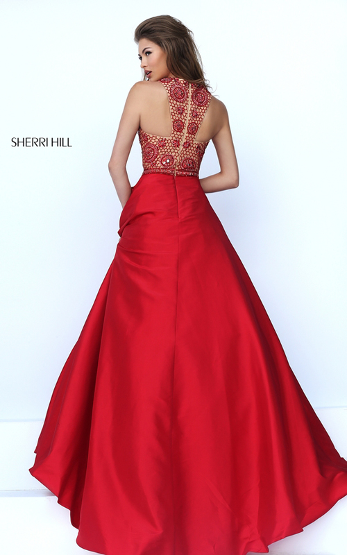 beads Sherri Hill 50106 red carpet pageant dress 2016_1